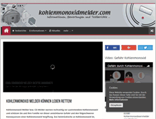 Tablet Screenshot of kohlenmonoxidmelder.com