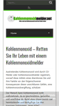 Mobile Screenshot of kohlenmonoxidmelder.net